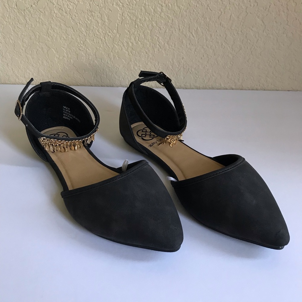 Daisy Fuentes Flats Wide 7 Gray